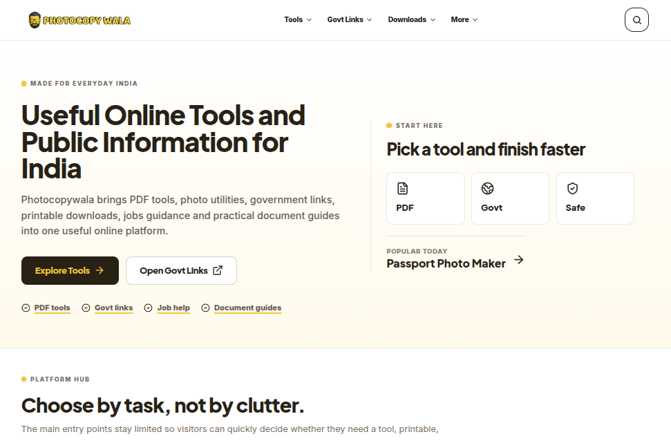 Photocopy Wala – Online Tools | 200+ Tools Technology in Narmadapuram